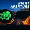 50pcs Camping Nail; Night Luminous Ring; Round Multi-Functional Tents & Canopy Accessories