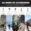 Adjustable Walking Hiking Sticks for Outdoor Trekking