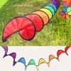 Camping Tent Foldable Rainbow Spiral Windmill Wind Spinner; Camping Accessory Decor