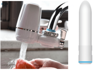 Faucet Water Purifier Kitchen Tap Water Filter Household Water Purifier (Option: 1 Faucet with 1 core)