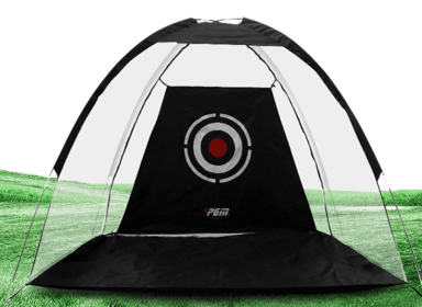 Golf Practice Net Tent Golf Hitting Cage Garden Grassland Practice Tent Golf Training Equipment Mesh Outdoor (Option: 1 meters black net)