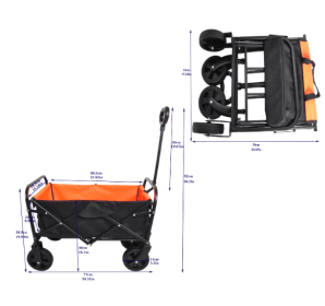 Mini Folding Trolley (Attribute: Orange)