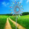 Magical 3D Wind Spinners Outdoor, 360 Metal Windmills For Yard Garden