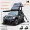 Roll over image to zoom in Adventurer Plus Rooftop Tent Hardshell with Side Awning, Air Conditioner Outlet with Bracket, &Replaceable Rain Flies