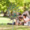 Magical 3D Wind Spinners Outdoor, 360 Metal Windmills For Yard Garden